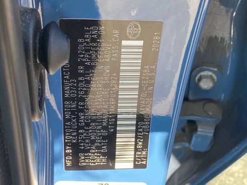 Used 2023 Toyota Camry SE w/ Protection Package (Q2) (TMS) FWD image 13