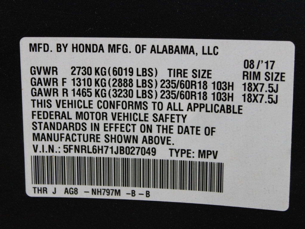 Used 2018 Honda Odyssey EX-L image 63