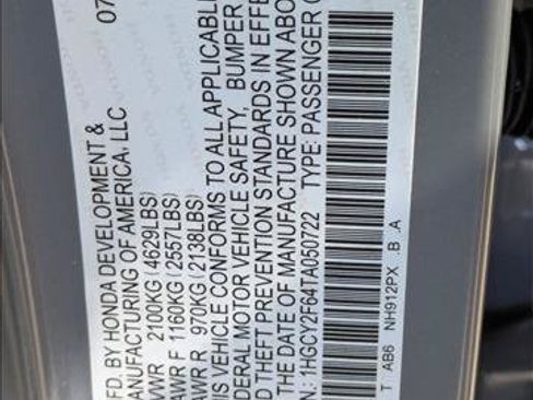 New 2026 Honda Accord EX-L image 17