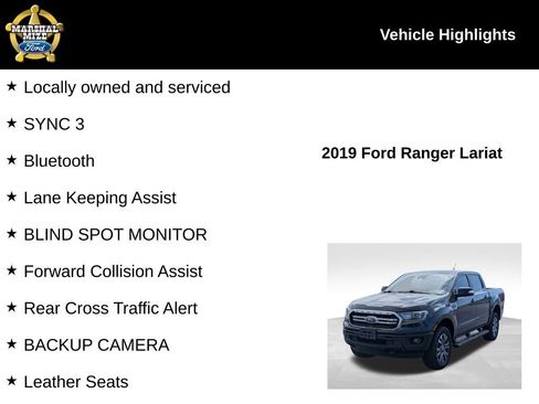 Used 2019 Ford Ranger Lariat image 2