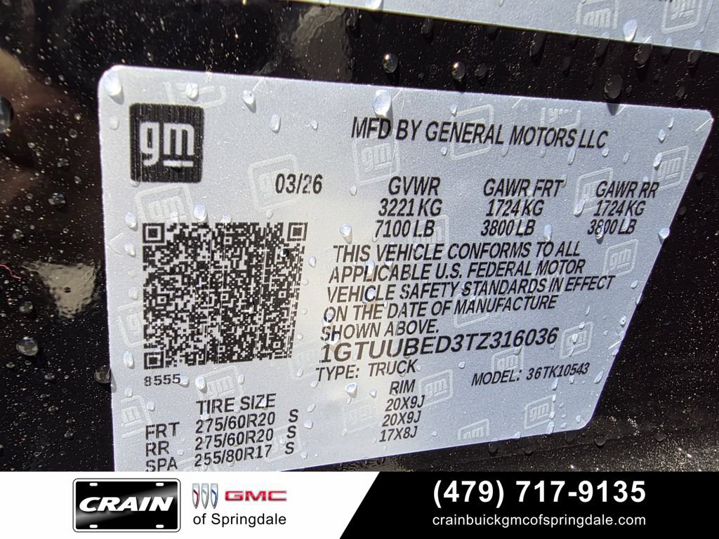 New 2026 GMC Sierra 1500 SLE w/ X31 Off-Road Package AWD/4WD image 33