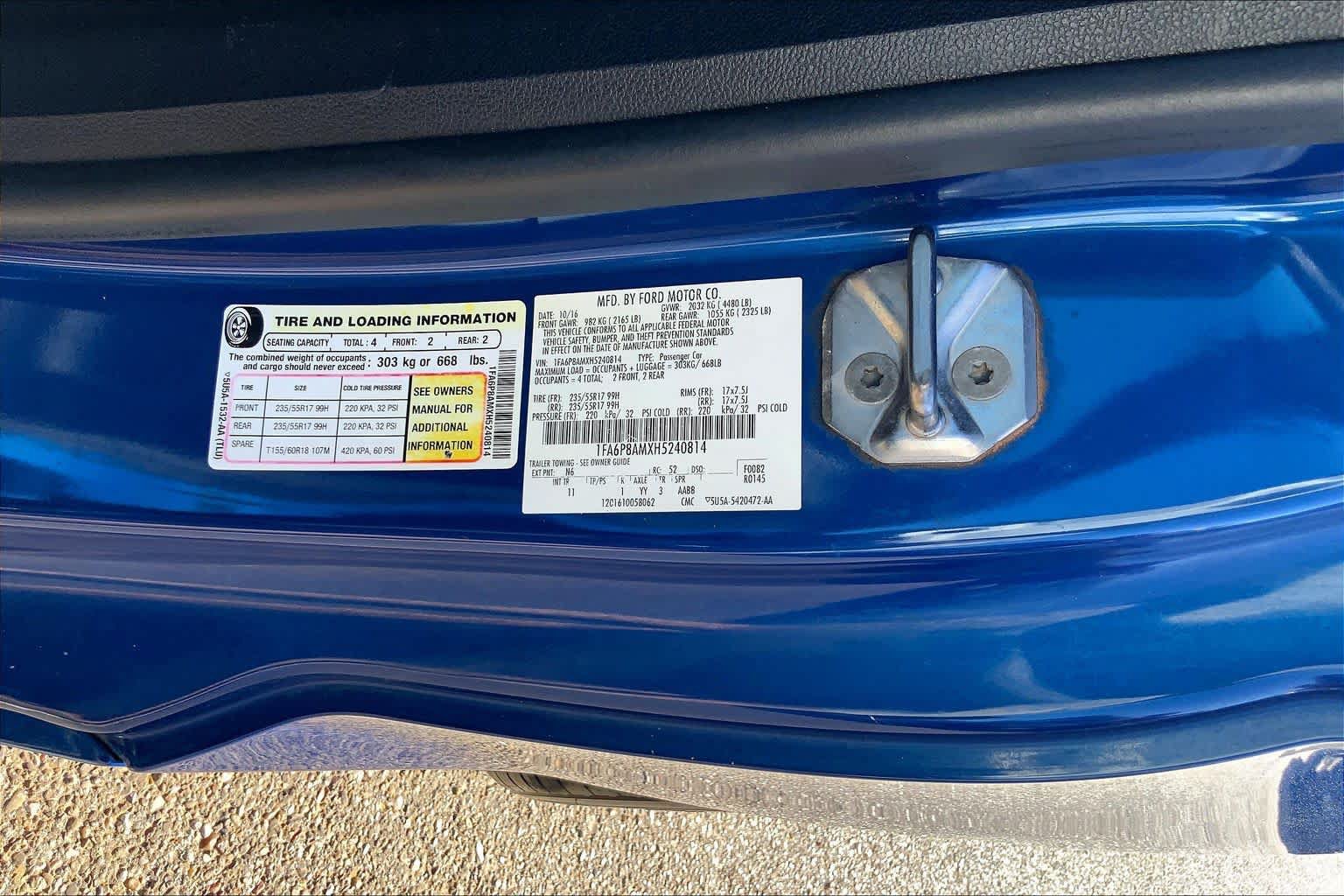 Certified 2017 Ford Mustang Coupe RWD image 34