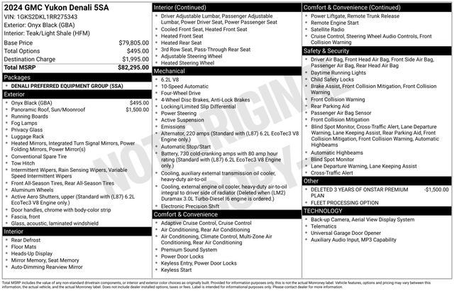 Used 2024 GMC Yukon Denali AWD/4WD image 6