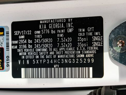 Used 2022 Kia Telluride EX w/ EX Premium Package FWD image 63