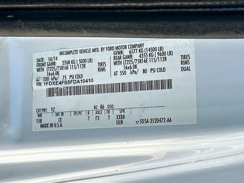 Used 2015 Ford E-450 and Econoline 450 Super Duty w/ Power Windows & Locks Group RWD image 34