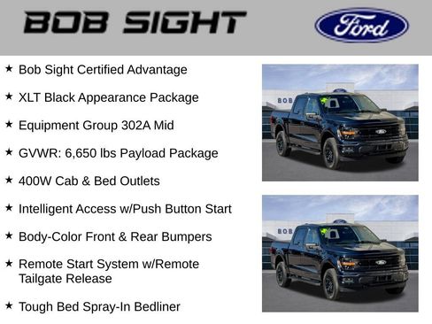 Used 2024 Ford F150 XLT w/ Equipment Group 302A MID AWD/4WD image 3