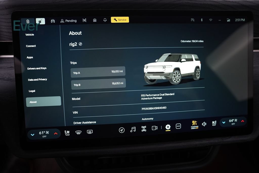 Used 2025 Rivian R1S Adventure Dual AWD/4WD image 7