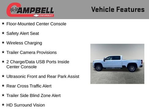 New 2026 Chevrolet Silverado 2500 LTZ w/ LTZ Convenience Package AWD/4WD image 21