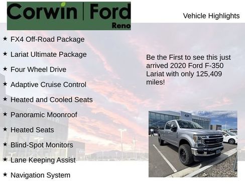 Used 2020 Ford F350 Lariat w/ Lariat Ultimate Package AWD/4WD image 4
