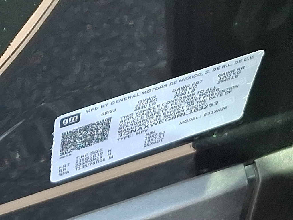 Certified 2024 Chevrolet Equinox RS AWD/4WD image 29
