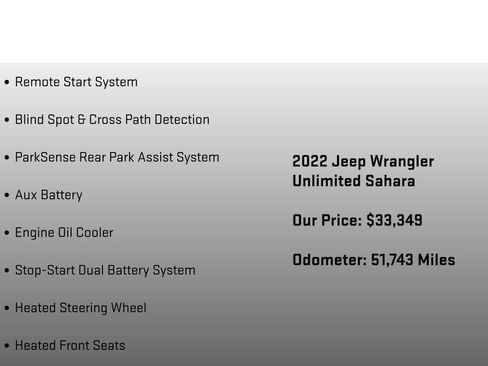 Used 2022 Jeep Wrangler Unlimited Sahara w/ Cold Weather Group AWD/4WD image 18