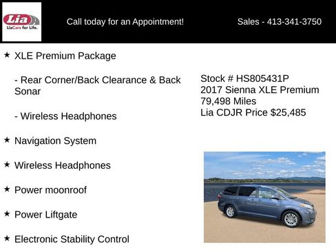 Used 2017 Toyota Sienna XLE Premium FWD image 6