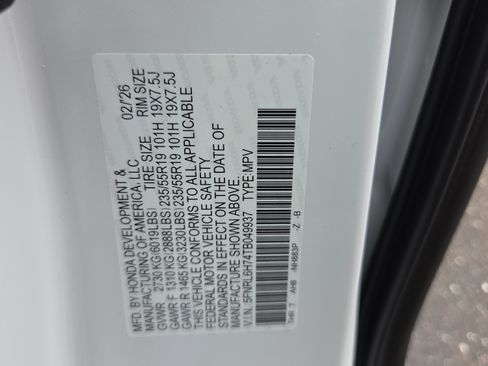 New 2026 Honda Odyssey Sport-L image 27