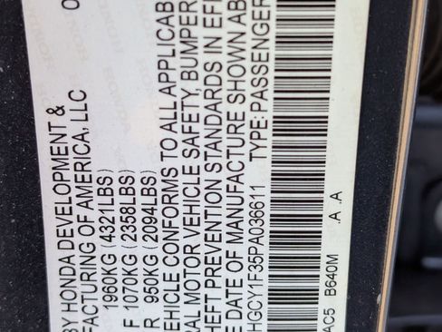 Used 2023 Honda Accord EX image 23