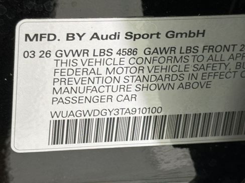 New 2026 Audi RS 3 AWD/4WD image 20