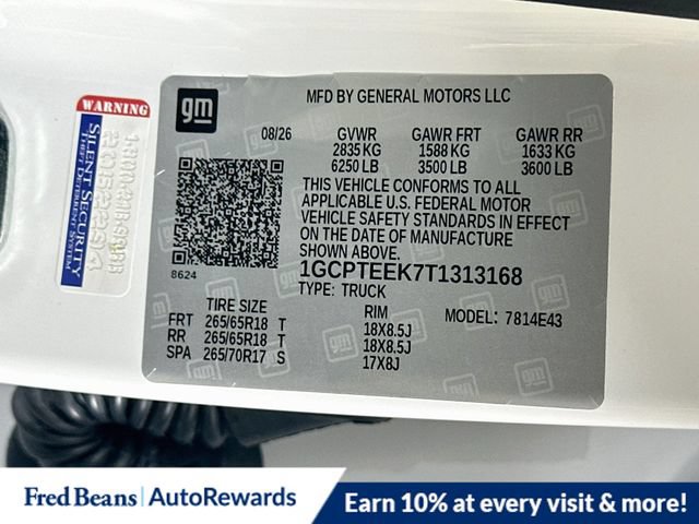New 2026 Chevrolet Colorado Trail Boss AWD/4WD image 25