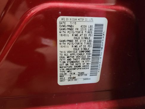 Used 2015 Nissan Rogue S w/ Convenience Package FWD image 33