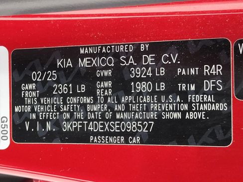 Used 2025 Kia K4 FWD image 54