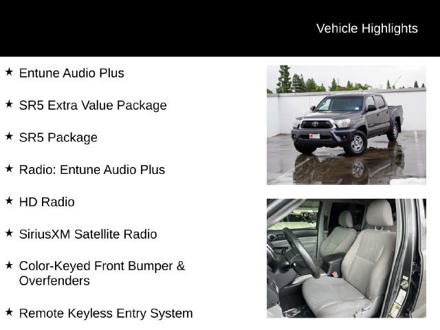 Used 2015 Toyota Tacoma 2WD Double Cab w/ SR5 Package image 3