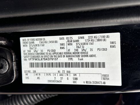 Used 2025 Ford F150 XLT w/ Equipment Group 301A Standard AWD/4WD image 30