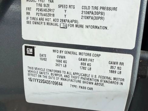 Used 2003 Chevrolet Corvette Coupe w/ Preferred Equipment Group image 47