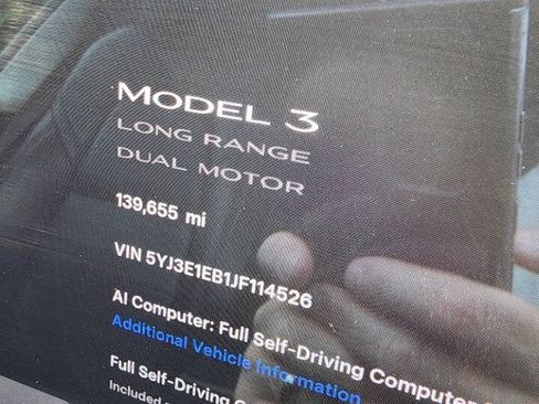 Used 2018 Tesla Model 3 Long Range AWD/4WD image 3
