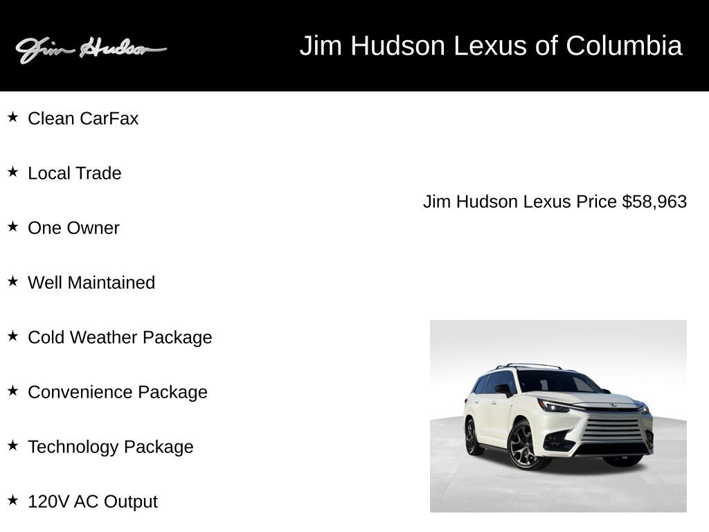 Certified 2024 Lexus TX 500h AWD w/ Technology Package image 4