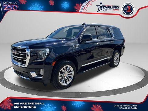 Used 2021 GMC Yukon SLT w/ SLT Luxury Plus Package RWD image 1