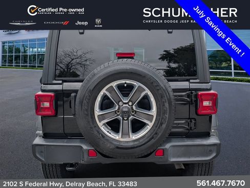 Used 2022 Jeep Wrangler Unlimited Sahara w/ Safety Group AWD/4WD image 6