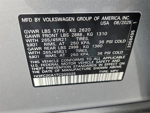 New 2026 Volkswagen Atlas Cross Sport SEL Premium R-Line image 10