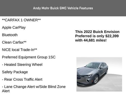 Used 2022 Buick Envision Preferred image 4