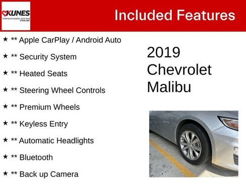 Used 2019 Chevrolet Malibu LT FWD image 4