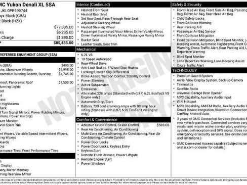 Used 2023 GMC Yukon XL Denali RWD image 9