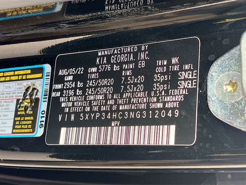 Used 2022 Kia Telluride EX w/ EX Premium Package FWD image 33