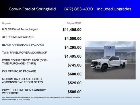 New 2026 Ford F250 XLT w/ XLT Premium Package AWD/4WD image 5