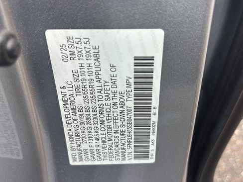 Certified 2025 Honda Odyssey Touring image 20