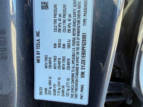 Used 2023 Tesla Model 3 Long Range AWD/4WD image 8