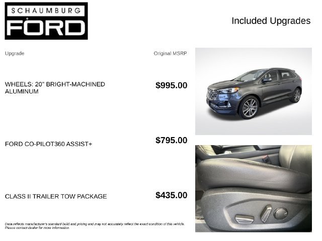 Used 2020 Ford Edge Titanium w/ Class II Trailer Tow Package AWD/4WD image 4