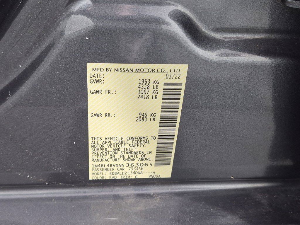 Used 2022 Nissan Altima 2.5 S FWD image 38