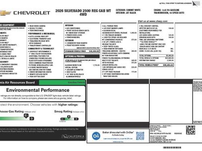 New 2026 Chevrolet Silverado 2500 W/T