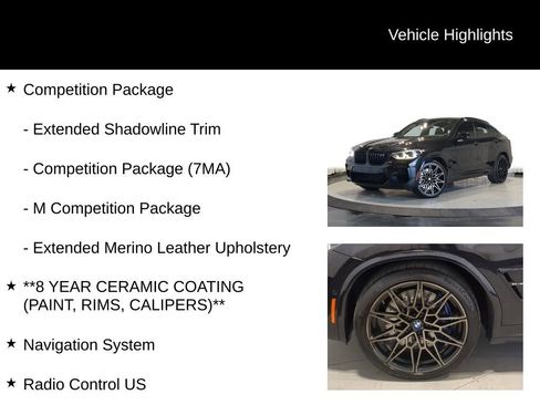 Used 2021 BMW X4 M w/ Competition Package AWD/4WD image 13