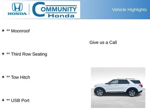 Used 2020 Ford Explorer Platinum w/ Premium Technology Package image 8