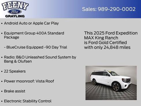 Used 2025 Ford Expedition Max King Ranch AWD/4WD image 9