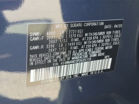 Certified 2023 Subaru Ascent Touring AWD/4WD image 35