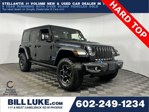 Certified 2022 Jeep Wrangler Unlimited Rubicon 4xe image 1
