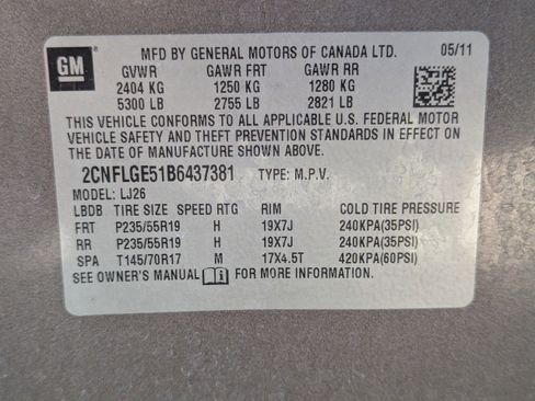 Used 2011 Chevrolet Equinox LTZ AWD/4WD image 52