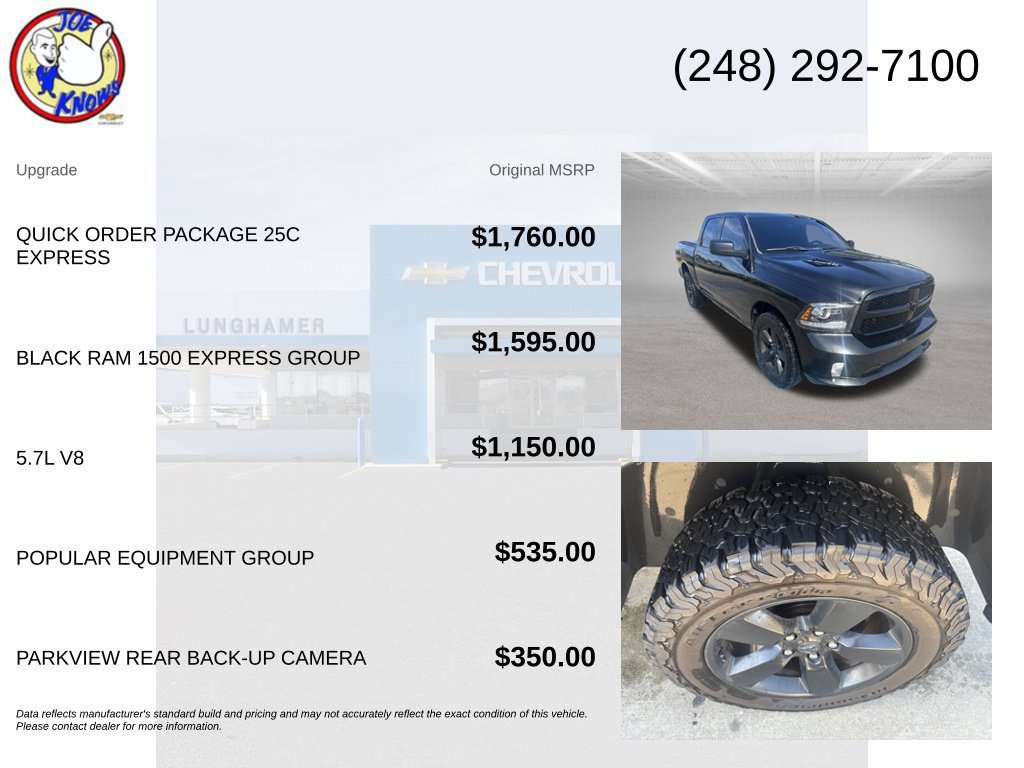 Used 2015 RAM 1500 Express AWD/4WD image 5