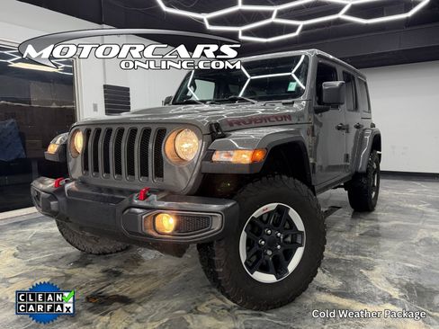 Used 2021 Jeep Wrangler Unlimited Rubicon w/ Uconnect 4C Nav & Sound Group image 1