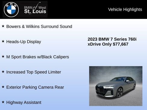 Used 2023 BMW 760i xDrive image 16