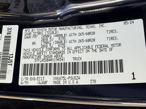 Used 2024 Toyota Tundra SR5 w/ SR5 Premium Package image 28